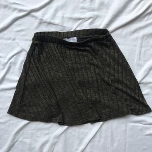 Dark Olive Green Skirt